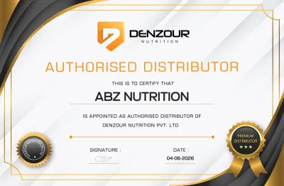 Denzour Authorized Distributor Certificate