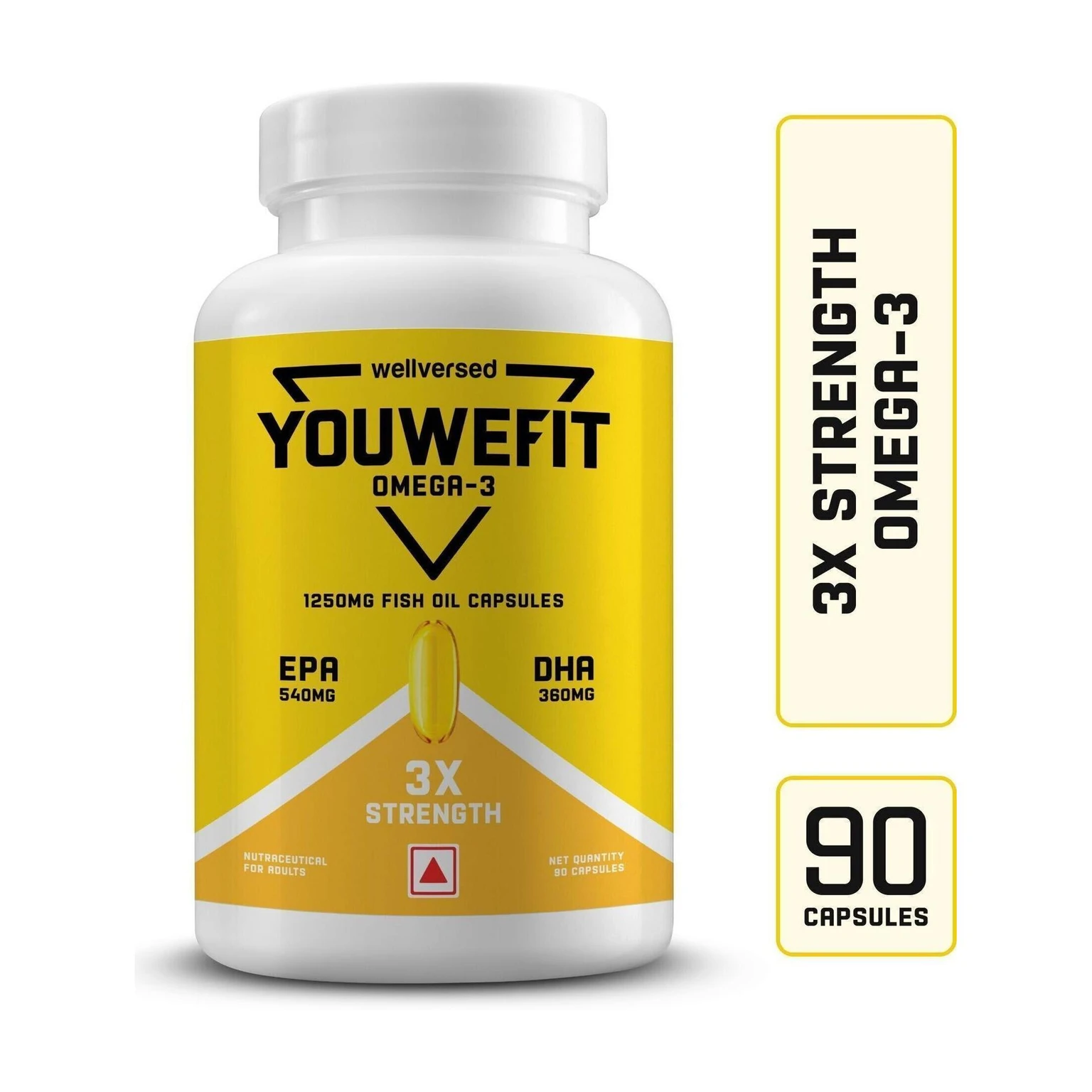 YouWeFit Omega-3 Fish Oil 1250Mg
