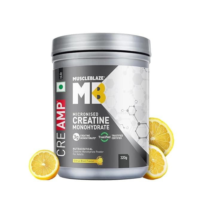 MuscleBlaze Micronised Creatine Monohydrate CreAMP